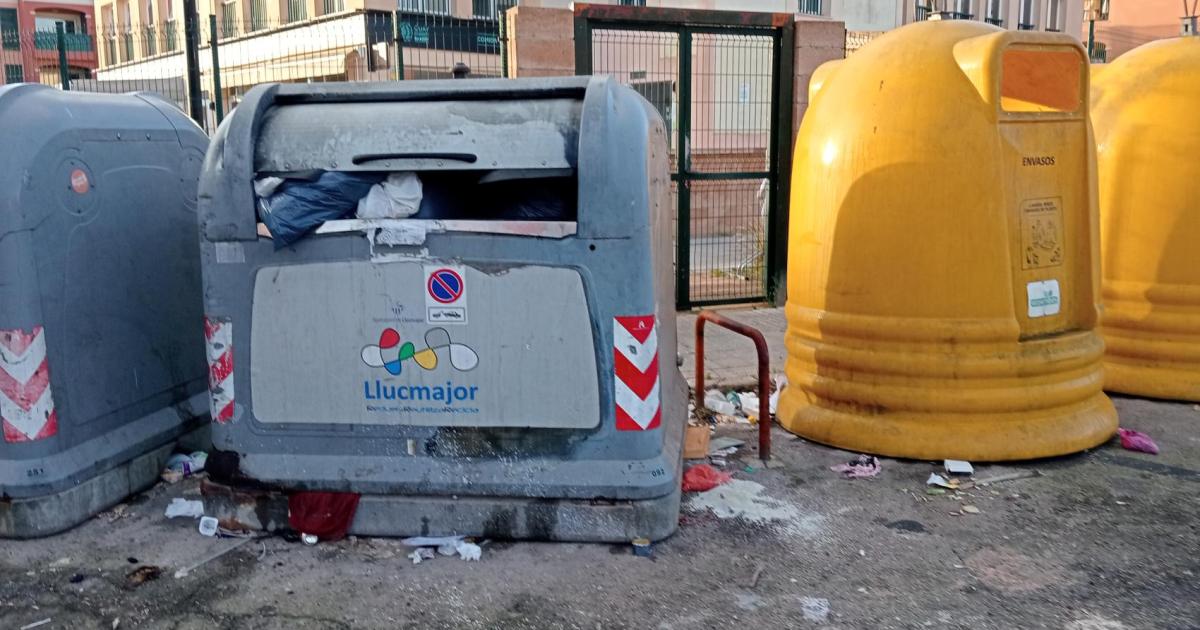 Insalubridad y basura en las Urbanizaciones de Llucmajor
